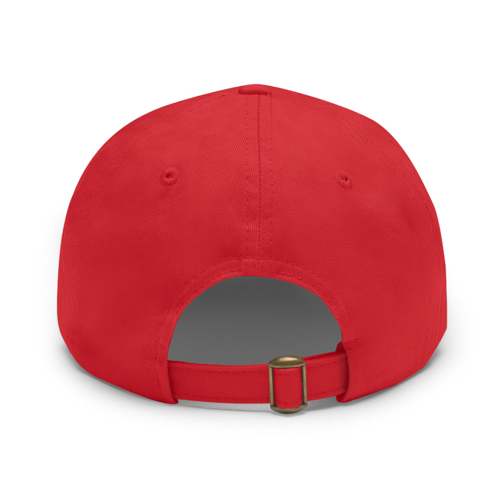 Dinner and a Game's Leather Patch Dad Hat