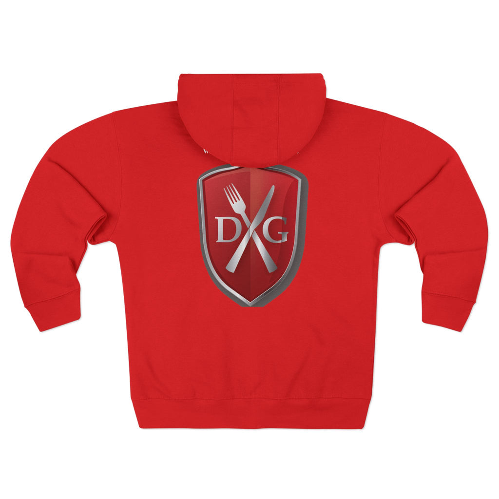Dinner and a Game Zipper front hoodie