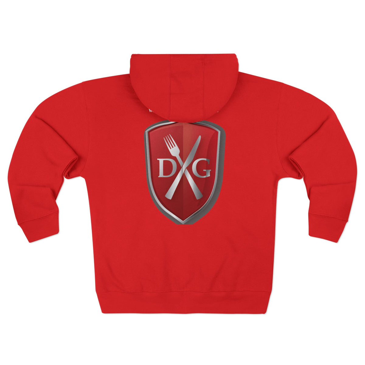Dinner and a Game Zipper front hoodie