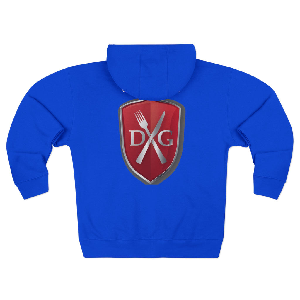Dinner and a Game Zipper front hoodie