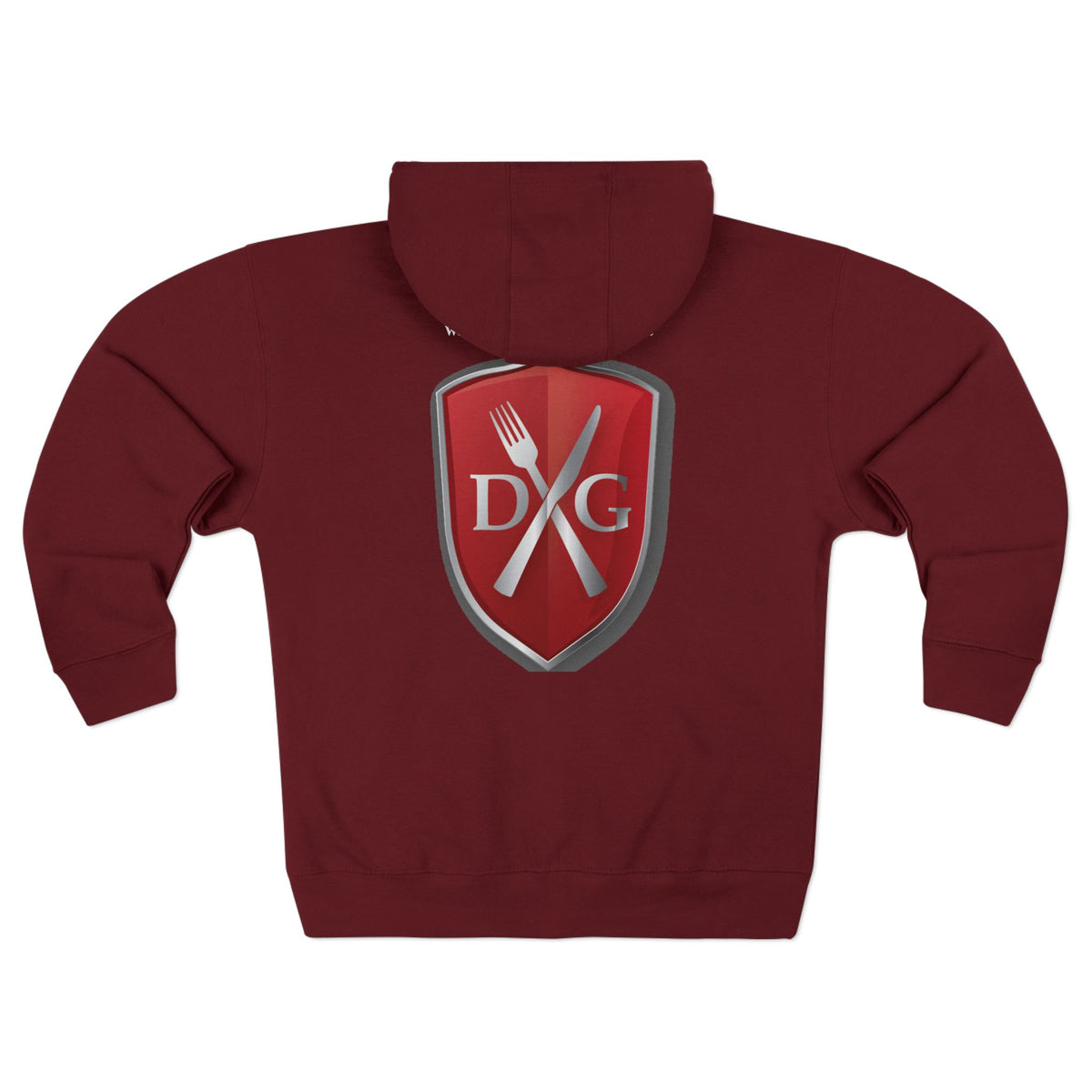 Dinner and a Game Zipper front hoodie