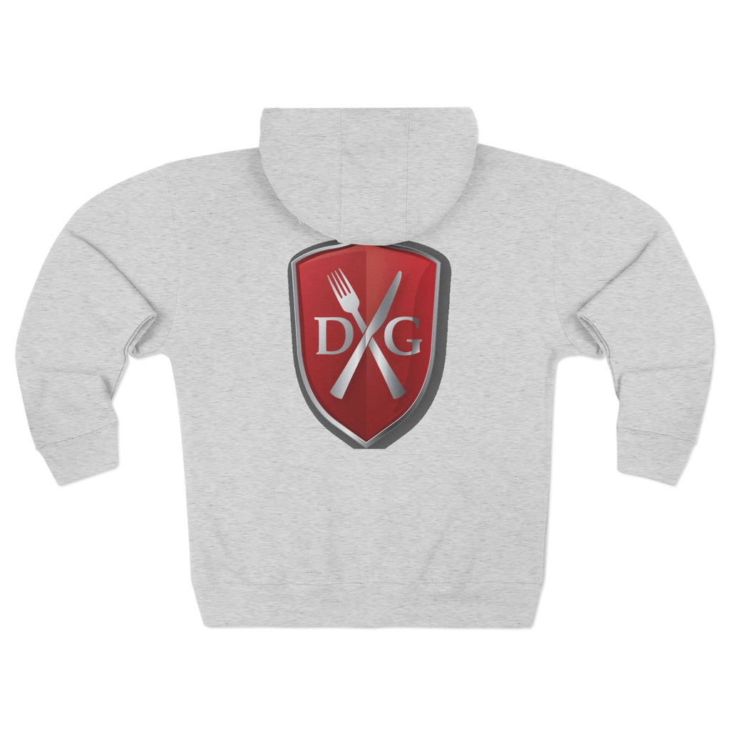 Dinner and a Game Zipper front hoodie